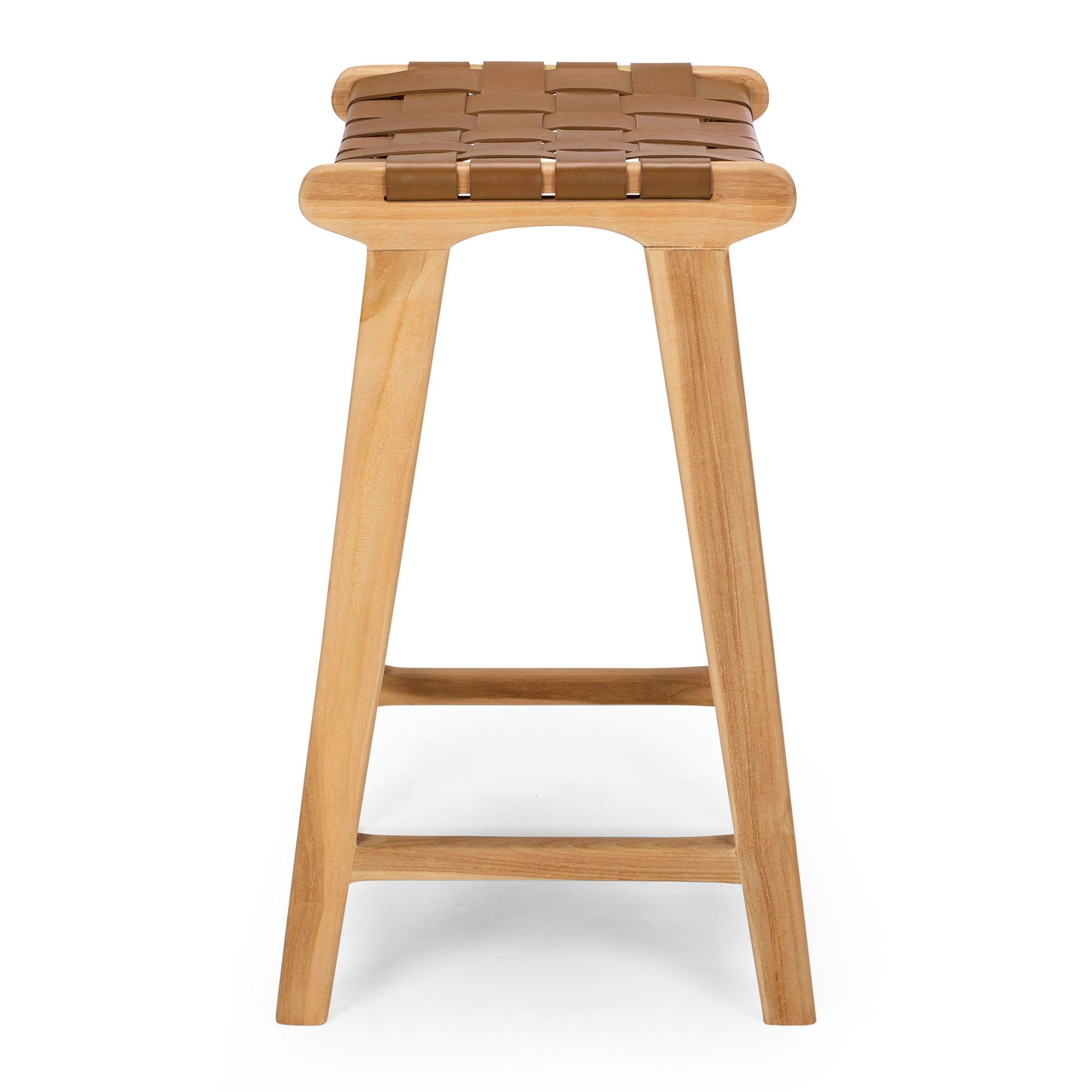本革スツール～Woven leather stool～ Adembi Woven Leather Counter Stool | Accessories for the Home