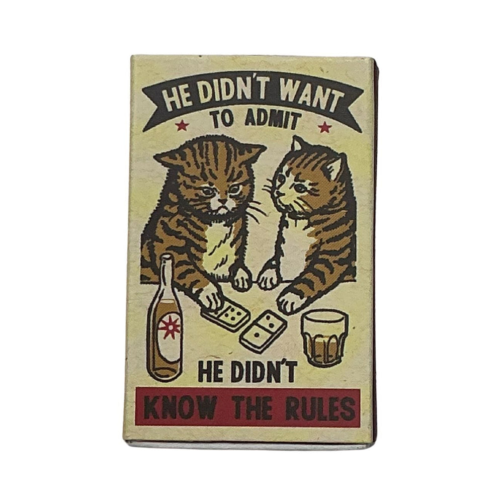 Know The Rules - Strike Your Fancy Matchbox