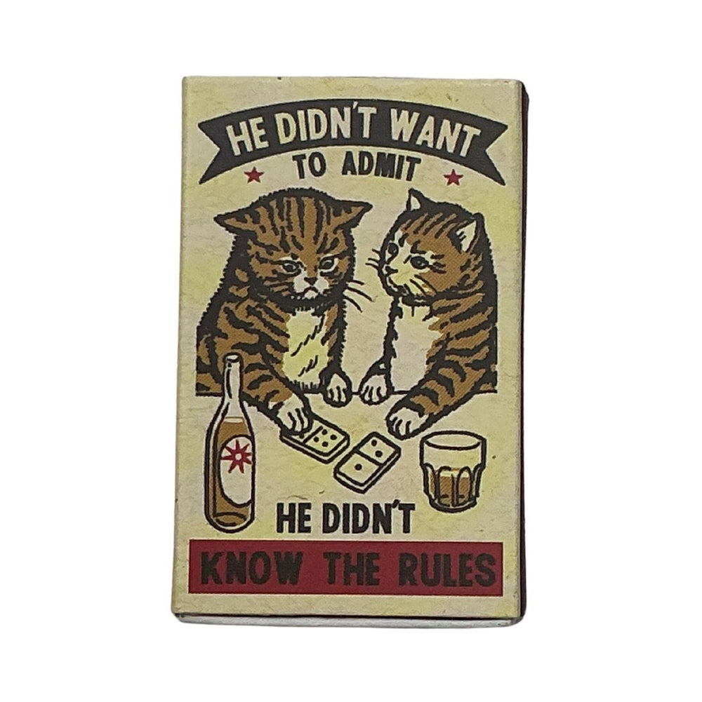 Know The Rules - Strike Your Fancy Matchbox