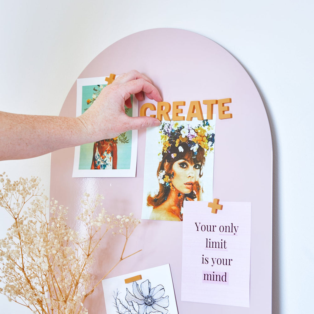 
                      
                        Moodyboard Magnetic Board - Blush Pink-FurniturebyDesign.
                      
                    