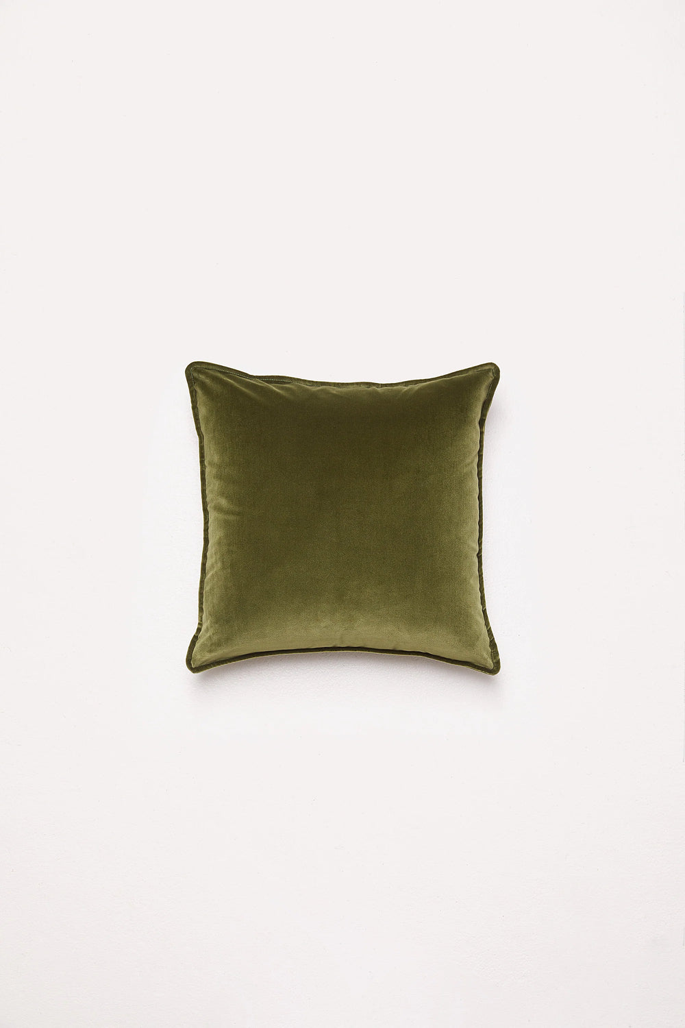 Essential Velvet - Olive Cushion