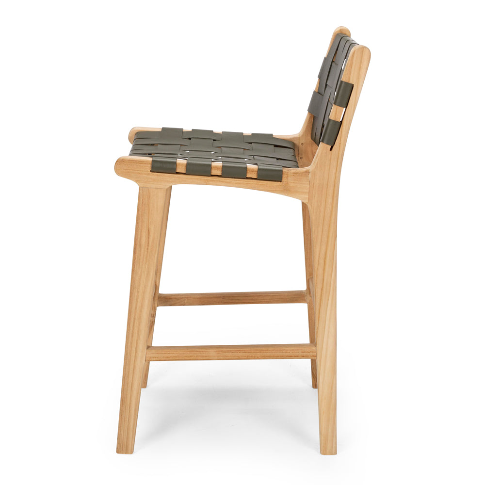 Indo High-back Bar Stool