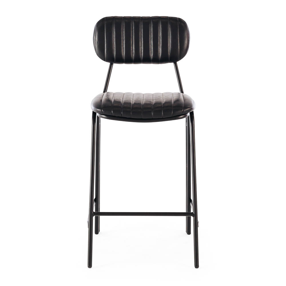 Datsun Barstool Vintage Black PU | Stylish & Durable