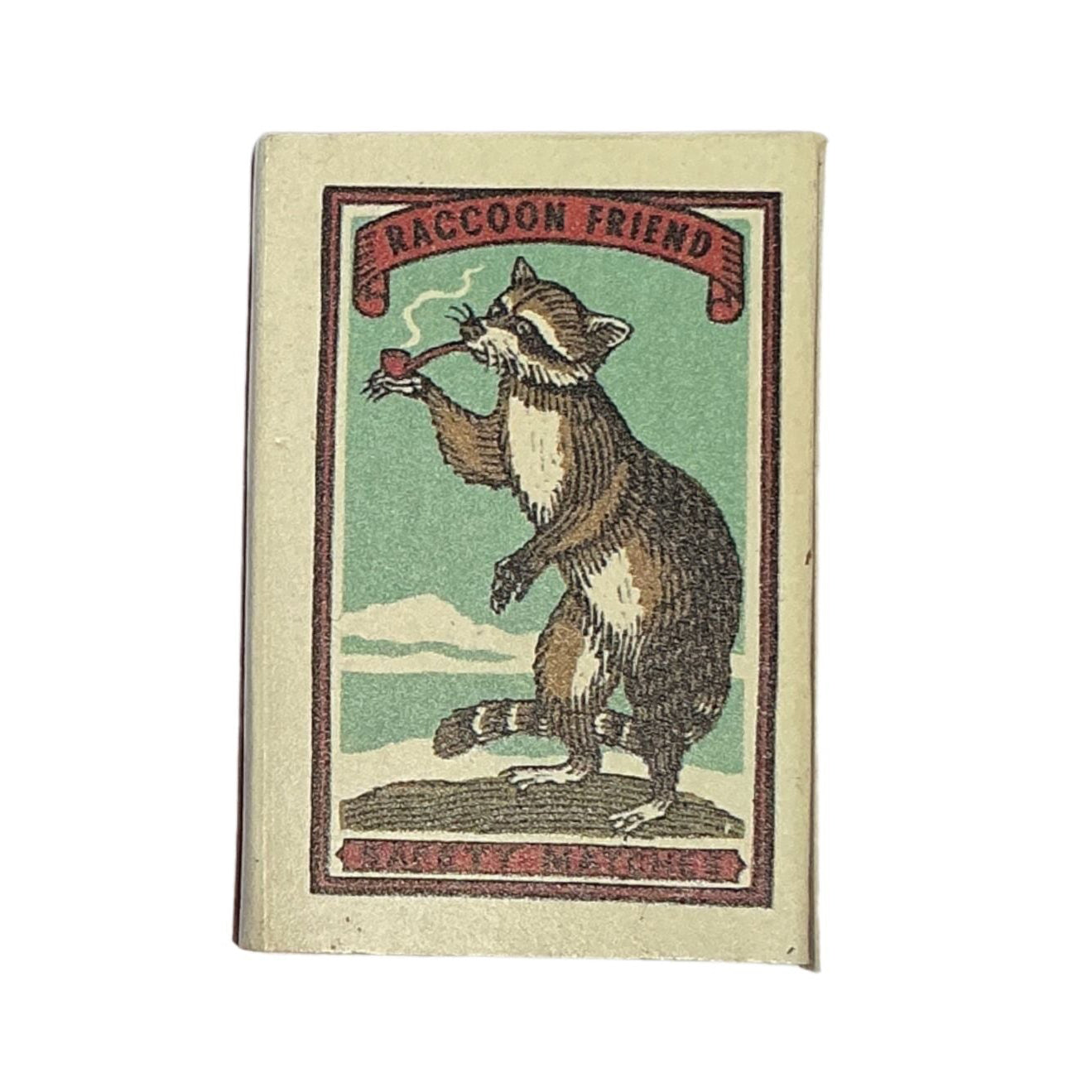 Raccoon - Delightful Characters Matchbox