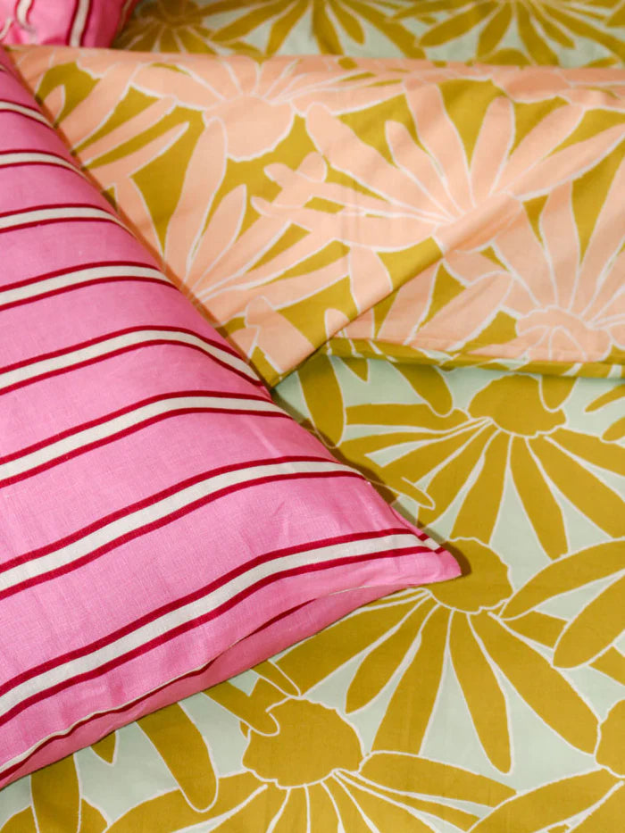 
                      
                        Raspberry Stripe Pillowcase Set
                      
                    