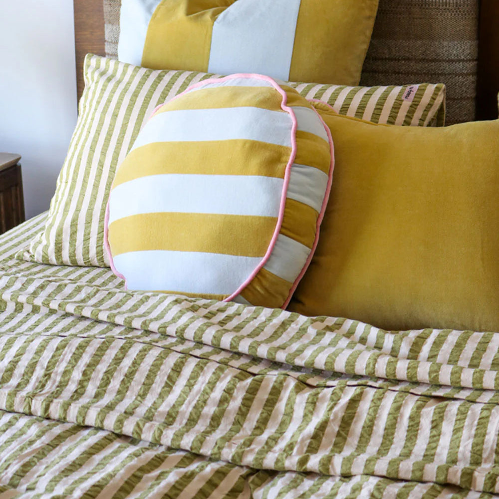 
                      
                        Velvet Stripe Cushion
                      
                    