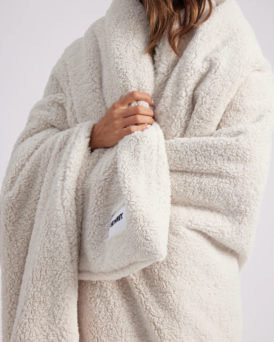 Faux Fur Throw Blanket - Marshmallow