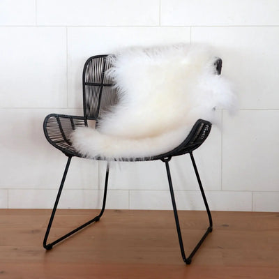 Tibetan Lambskin Rug - Ivory-FurniturebyDesign.