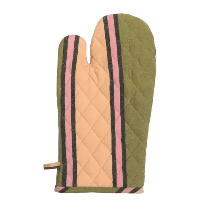 Carnival Stripe Oven Mitt