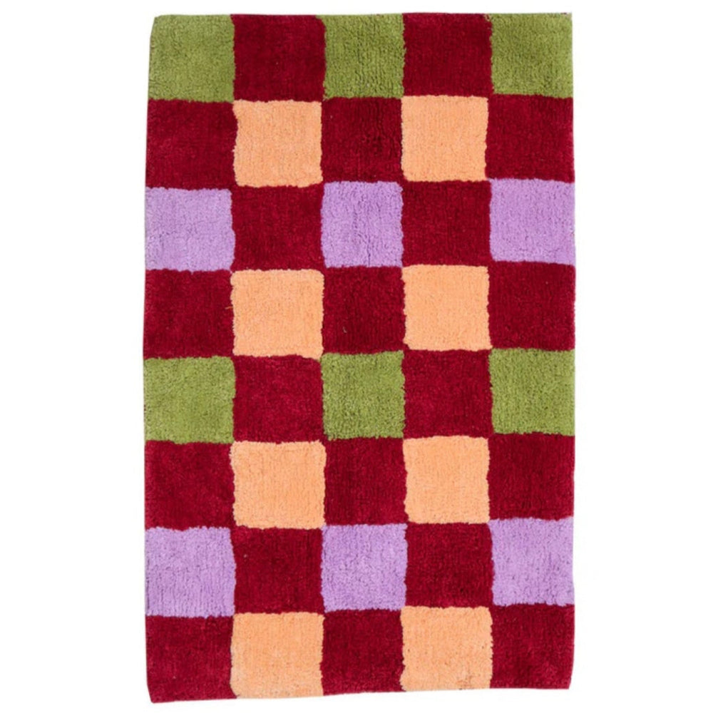 Bath Mat - Winter Checkers