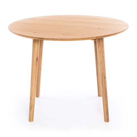 Nordik Round Drop-leaf Dining Table front view
