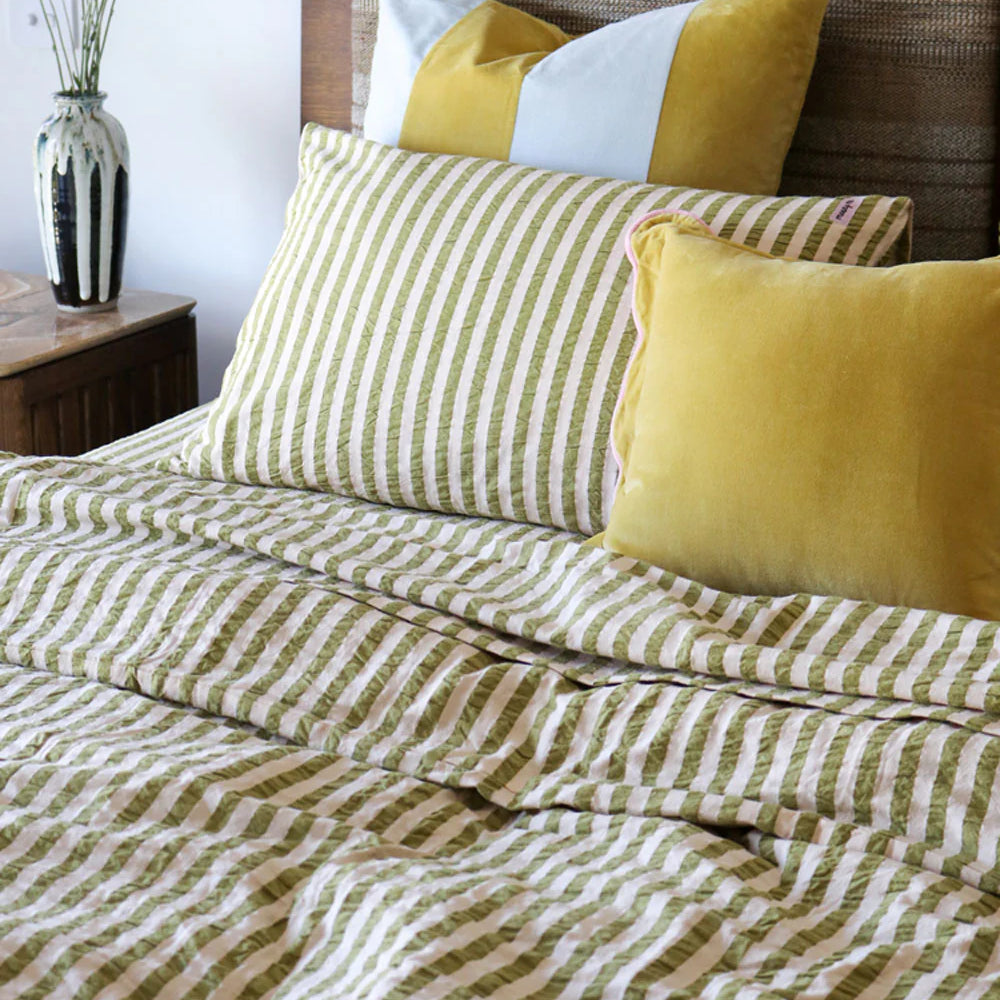 
                      
                        Velvet Stripe Euro Pillowcase
                      
                    