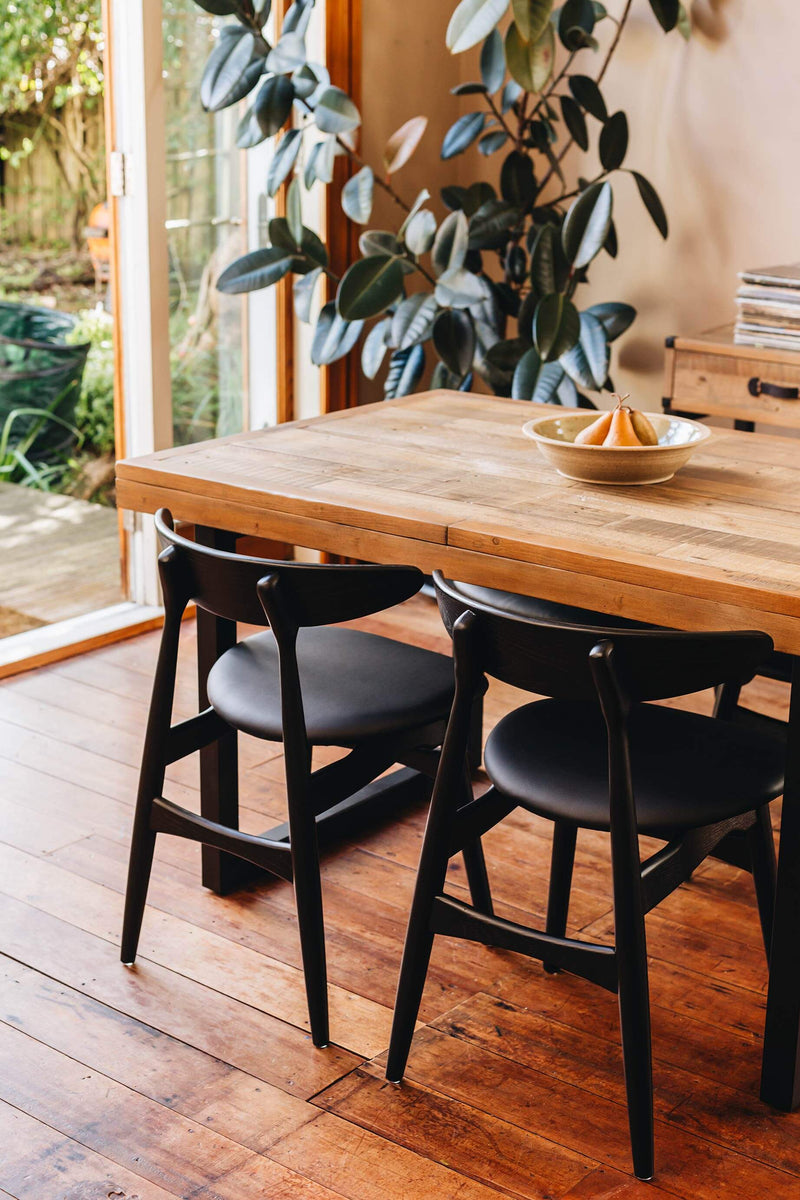 Woodenforge Extension Dining Table 140CM-FurniturebyDesign.