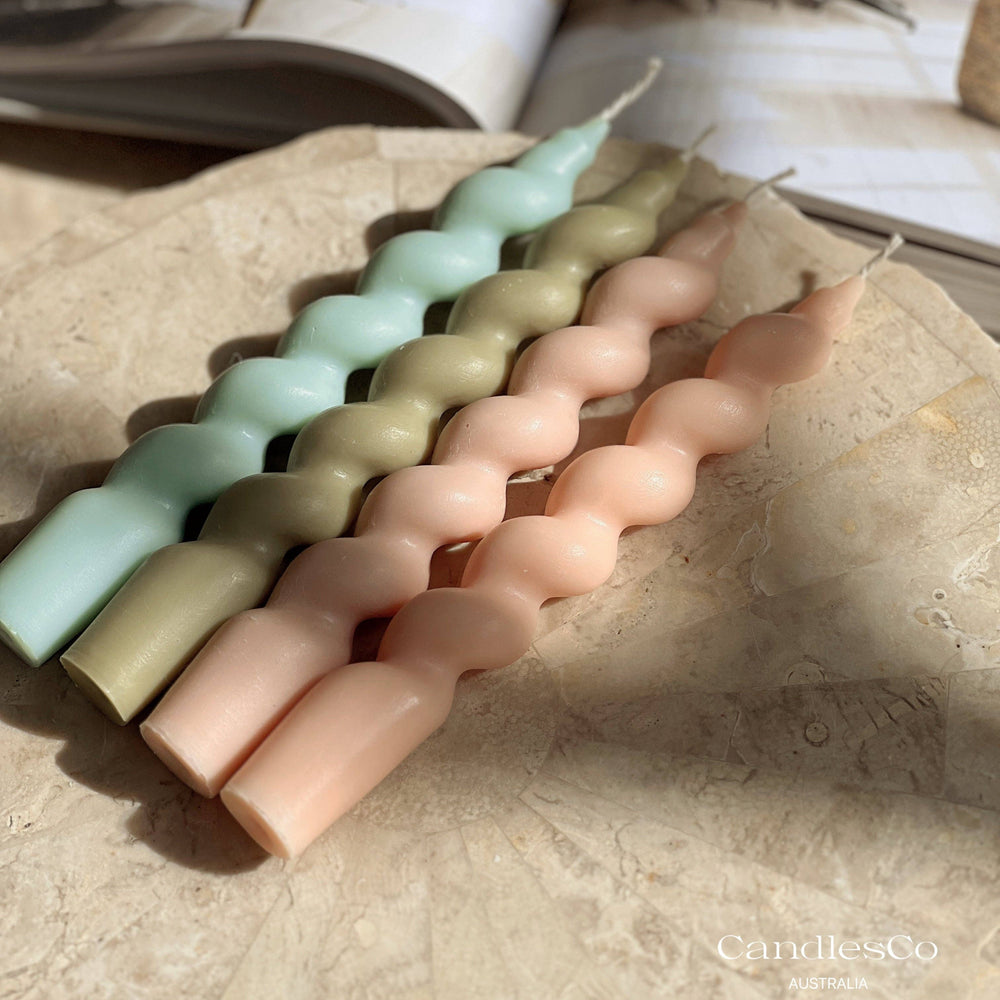 
                      
                        Spiral Taper Candle - Khaki / Unscented
                      
                    
