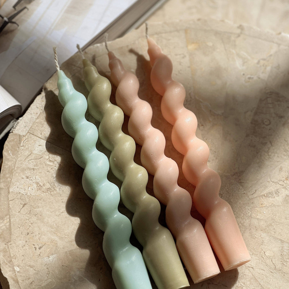 
                      
                        Spiral Taper Candle - Khaki / Unscented
                      
                    