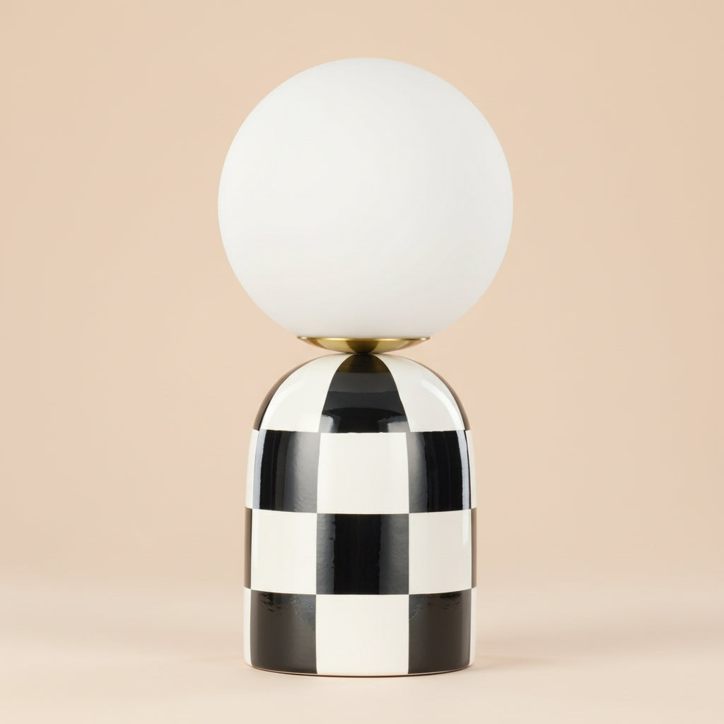 Checkers Table Lamp