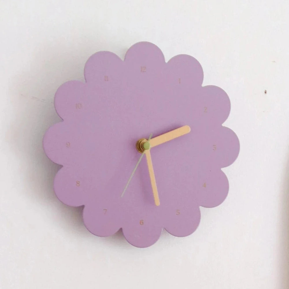 Petal Clock - Lilac-FurniturebyDesign.