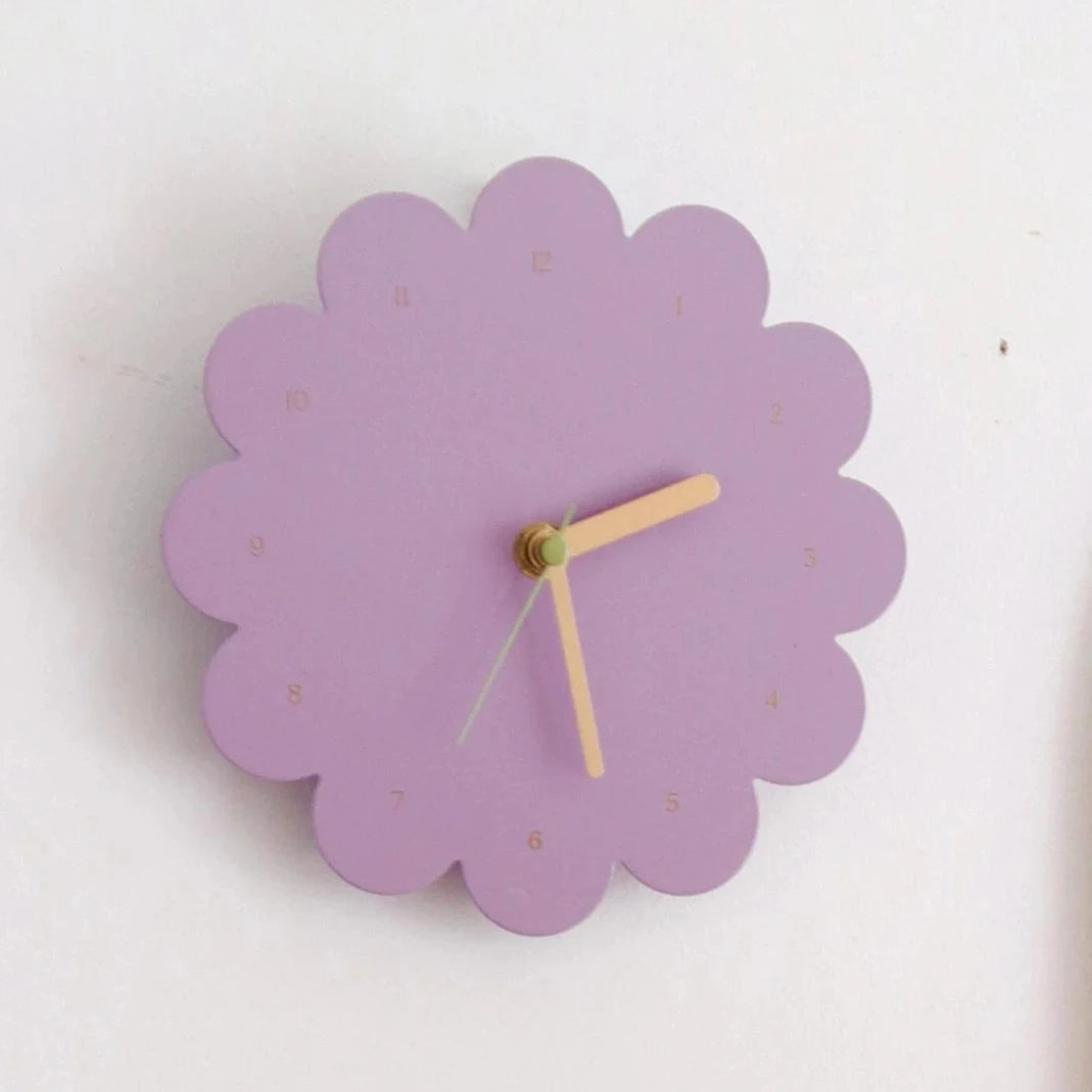 Petal Clock - Lilac-FurniturebyDesign.