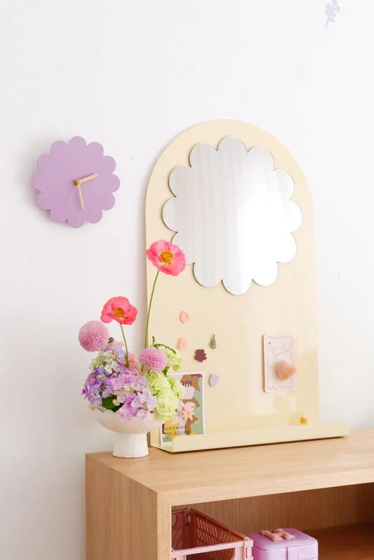 
                      
                        Petal Clock - Lilac-FurniturebyDesign.
                      
                    