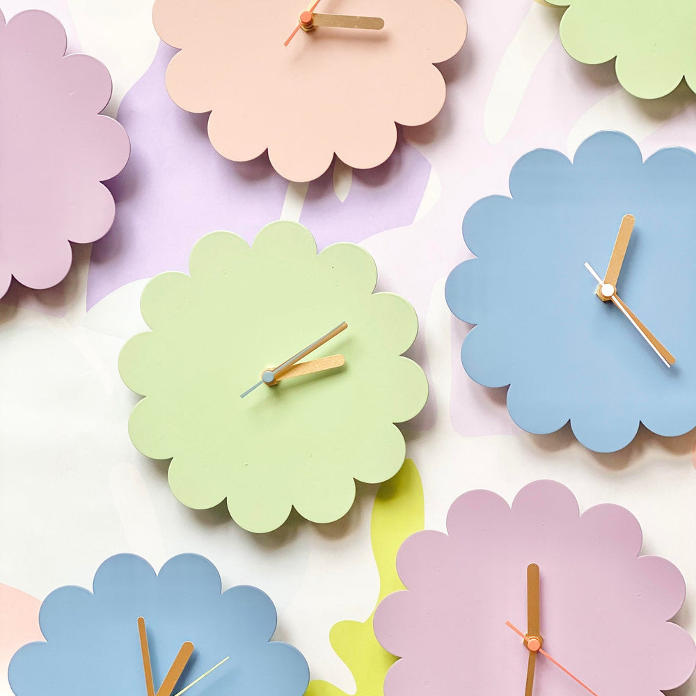 
                      
                        Petal Clock - Mint-FurniturebyDesign.
                      
                    