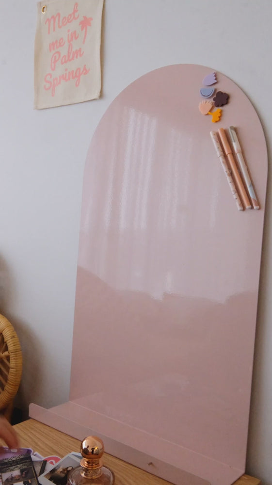
                      
                        Load and play video in Gallery viewer, Moodyboard Magnetic Board - Blush Pink
                      
                    
