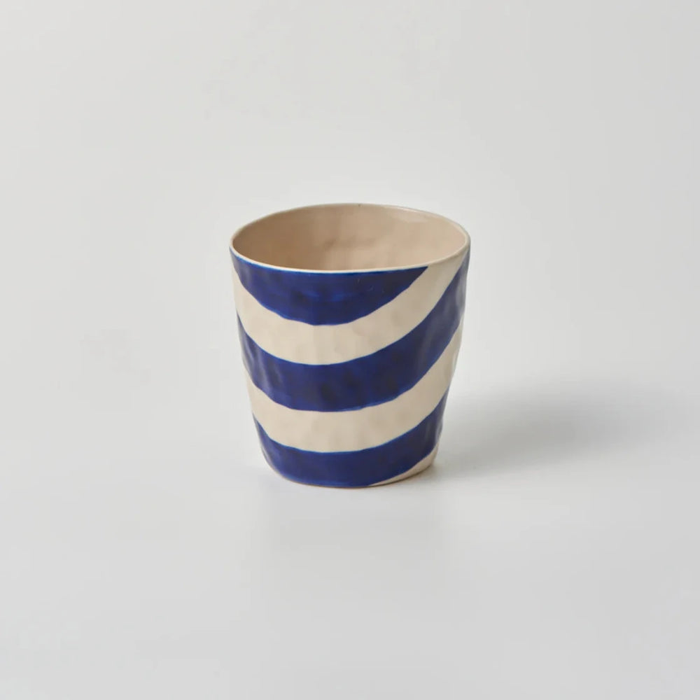 Cabana Stripe Tumbler Blue-FurniturebyDesign.