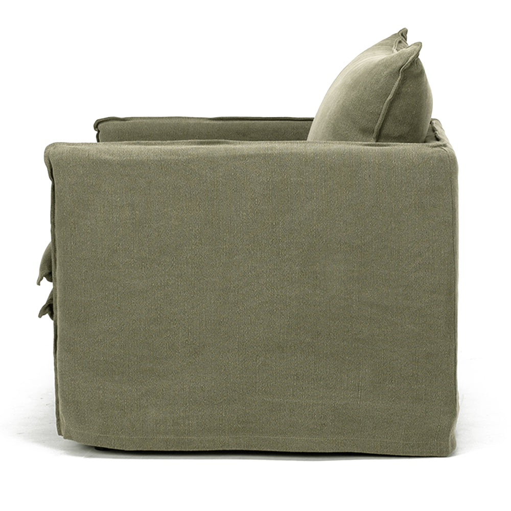 
                      
                        Hamilton Slipcover Armchair (Khaki)
                      
                    