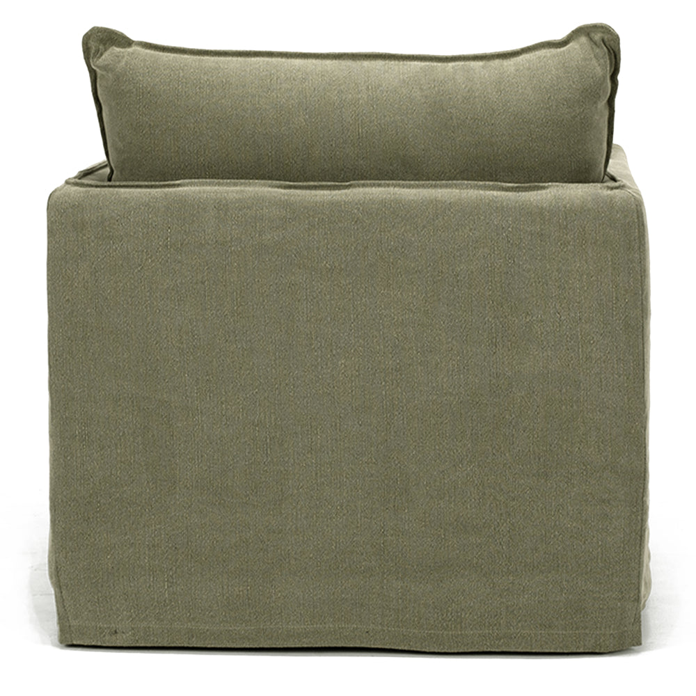 
                      
                        Hamilton Slipcover Armchair (Khaki)
                      
                    