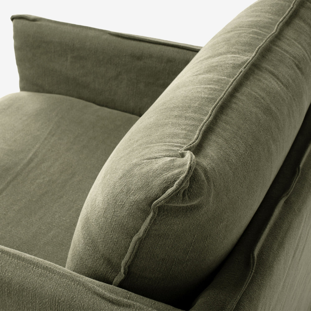 
                      
                        Hamilton Slipcover Armchair (Khaki)
                      
                    