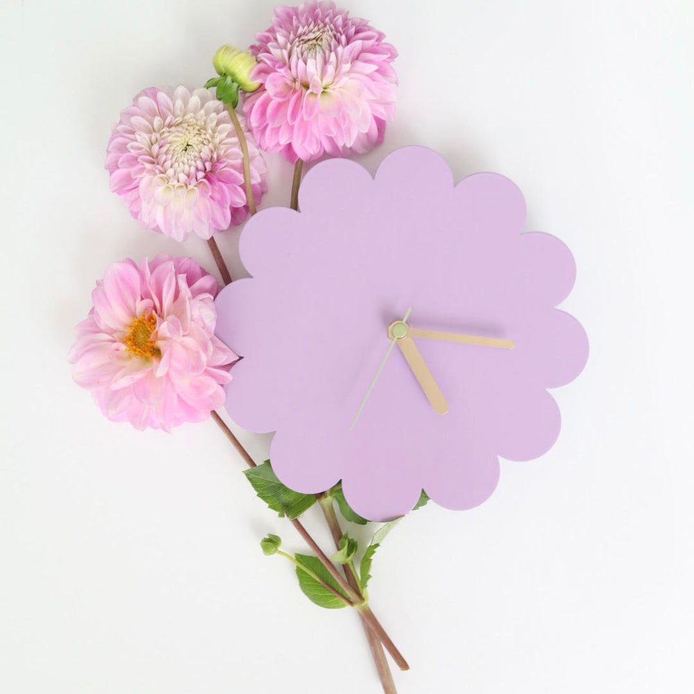 
                      
                        Petal Clock - Lilac-FurniturebyDesign.
                      
                    