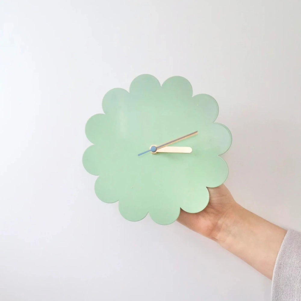 Petal Clock - Mint-FurniturebyDesign.